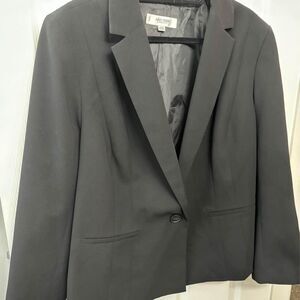 Black plus size dress coat size 24w Jones Studio Separates